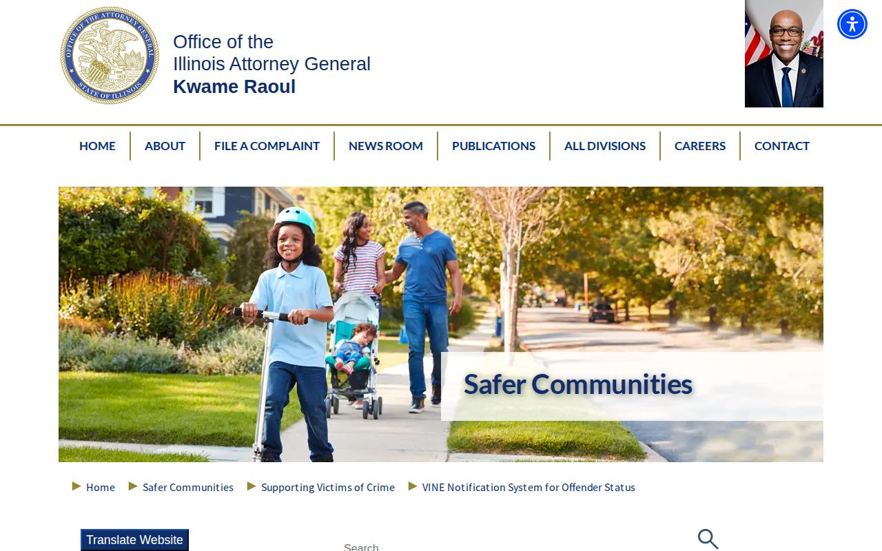 Illinois VINE custody and victim notification system overview from the Attorney General